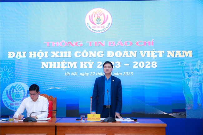 Đại hội XIII Công đoàn Việt Nam sẽ diễn ra từ 1-3/12/2023 (22/11/2023)